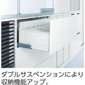 TRUSCO ユニット型壁面書庫 ラテラル4段...の詳細画像2
