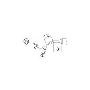 白光 こて先 0.2RLB型 ( T31-03JL02 ) 白光(株)｜haikanshop