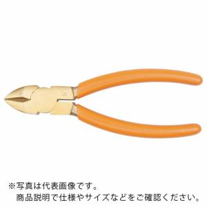 バーコ 防爆ニッパ ノンスパーキングシャーカッティングプライヤー 銅線切断0.8mm 全長160mm ( NSB402-160 ) スナップオン・ツールズ(株)｜haikanshop