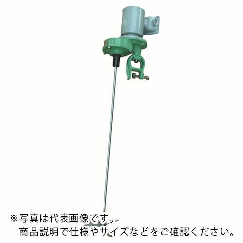 エレポン化工機 中速用・ギア減速式・可搬型 攪拌機 200W 200V 接液部SUS316  ( M...