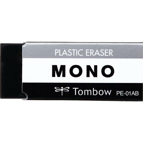 Tombow 消しゴム モノPE01ブラック ( PE-01AB ) (株)トンボ鉛筆