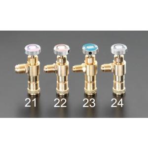 エスコ (ESCO)  EA104AD-21 UNF1/2-20 (R410A・R32)ミニコントロールバルブ