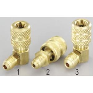 エスコ   F5/16"xF5/16" クイックシールアダプター EA405AB-3