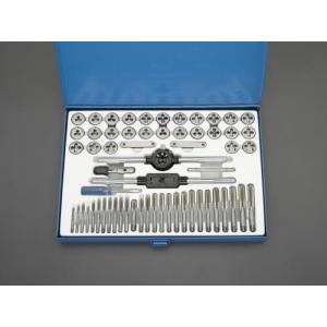 ESCO タップダイスセット(MM/UNC/UNF) EA829VX-4 :EA829VX-4:機械工具
