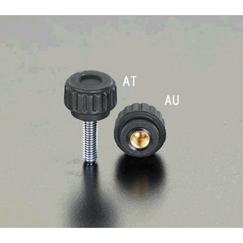 エスコ (ESCO)  M6x20mm 雌ねじディンプルノブ EA948AU-6