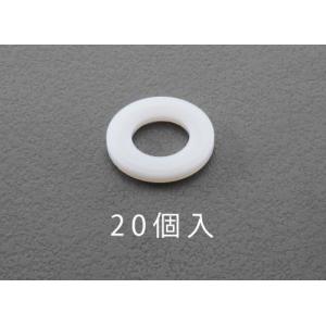 エスコ (ESCO)  EA949ZA-141 M14/15.0x24.0x2.5mm 平ワッシャー(ナイロン製/20枚) EA949ZA-141 (27袋セット)