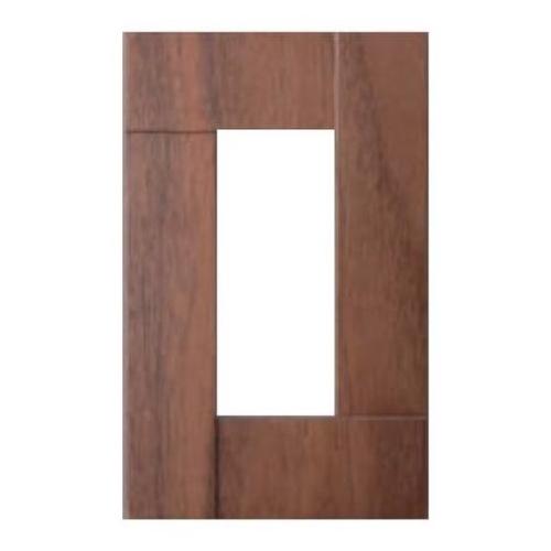 スイッチコンセントプレート プレミアムウッドSQ ウォールナット
