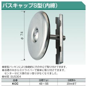 バスキャップS型（内締)◆在庫あり◇　材質SUS304　穴塞ぎ