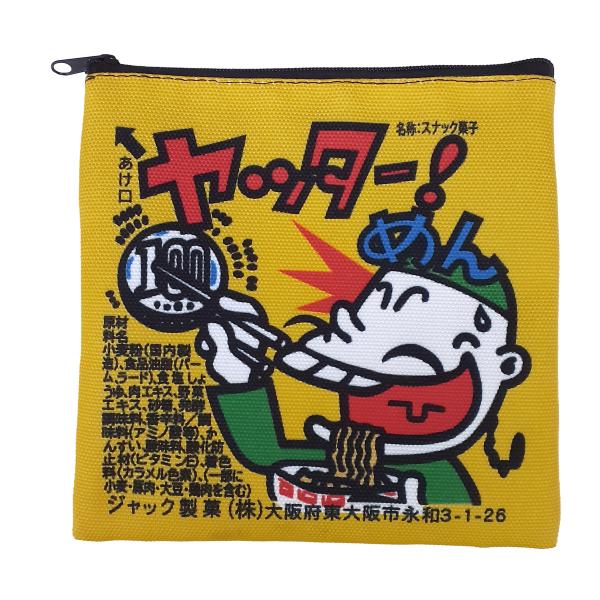 ヤッターめん　ポーチ　15cm×15cm