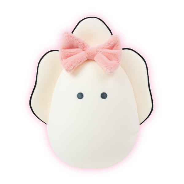 つぶらな瞳のむぎゅぬいおっきめR　なまがき リボン付き　ぬいぐるみ　クッション