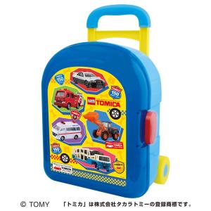 ハート　トミカ　お菓子入りキャリーケース　クリスマス