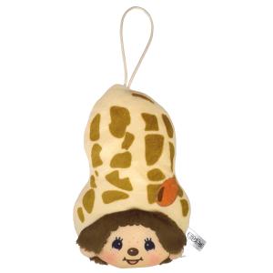 ご当地 モンチッチ　フェイスマスコット　千葉限定　落花生　Monchhichi