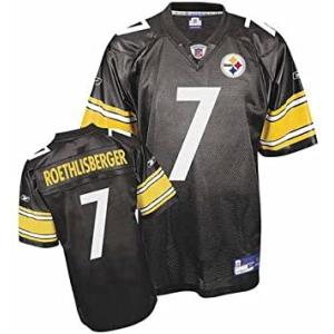 NFL Reebokレプリカジャージ PIT #7 B.Roethlisberger Black