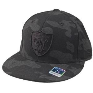 NFL Reebok Fitted Hat Black - OAK