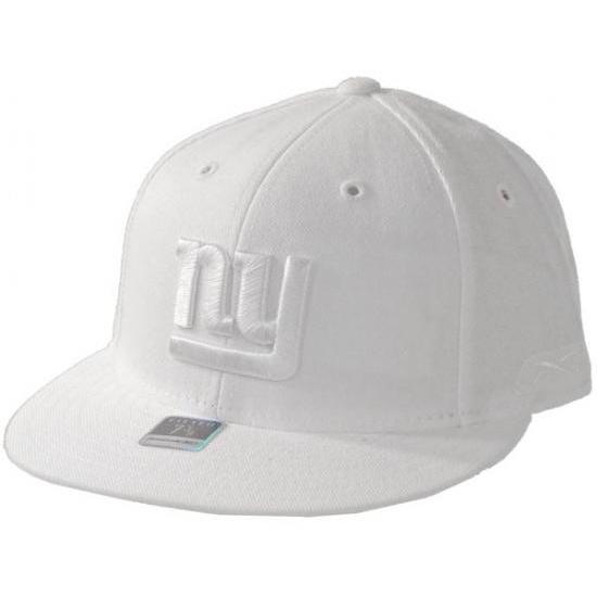 NFL Reebok Fitted Hat White - NYG