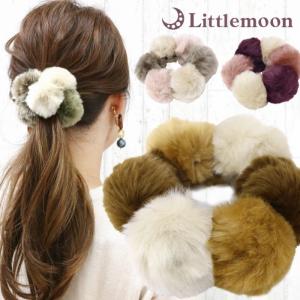 ヘアゴム ボンボン ファー モコモコ フワフワ ふわふわ感 ふわもこ感 ボリューム 大人 シンプル ヘアアレンジ ヘアアクセサリー 髪飾り カバーリョ