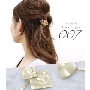 ヘアカフス ポニーフック ヘアゴム ゴールド ...の詳細画像4