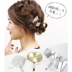 ヘアカフス ポニーフック ヘアゴム ゴールド ...の詳細画像5