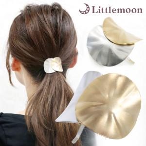 ヘアカフス ポニーフック ヘアゴム メタル ゴールド シルバー ヴィンテージ加工 シック 大人 ヘアアレンジ ヘアアクセサリー 髪飾り ネジェ 追跡可能