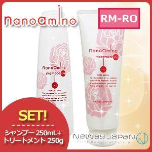 ニューウェイジャパン ナノアミノ ローズシャボン シャンプー RM-RO 250mL + RM-RO...