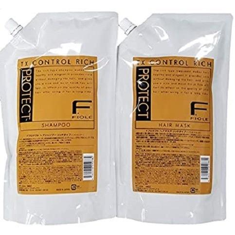 《送料無料》＜セット＞［FIOLE］Ｆプロテクト リッチタイプ シャンプー 1000mL(レ) &amp;マ...