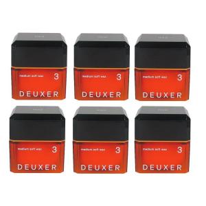 DEUXER ○ 6個セット ナンバースリー デューサー ソフト ワックス 2