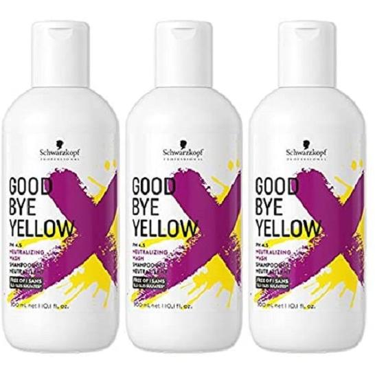 シュワルツコフ　グッバイ イエロー カラーシャンプー 310g 　3本セット schwarzkopf...
