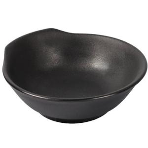 とんすい 黒 小サイズ 12cm メラミン 製 業務用 鍋 とり皿