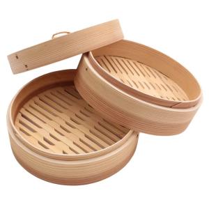 杉木 セイロ 本体・蓋 本体2個セット 24cm 業務用 中華せいろ蒸し器_FH850272728M