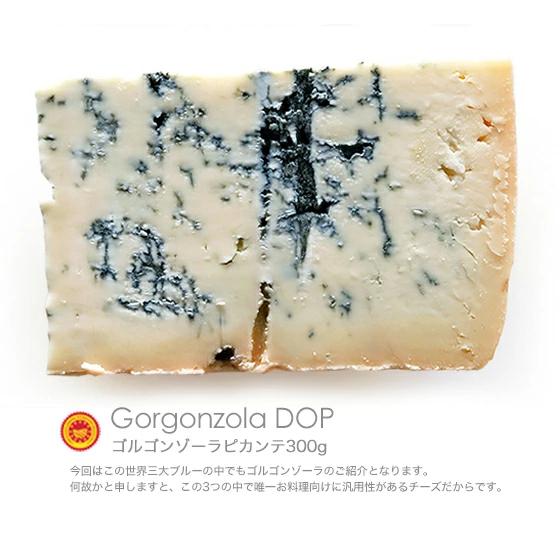 ゴルゴンゾーラ・ピカンテ D.O.P 【約300g】【冷蔵/冷凍可】　ブルーチーズ　青カビ　チーズ