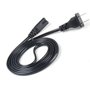 2Prong 18 AWG Power Cable Cord Compatible TCL Roku Smart LED LCD HD TV - UL