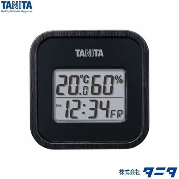タニタ デジタル温湿度計 ＴＴ-５７１ ブラック