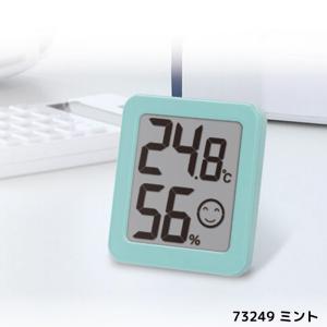 シンワ測定 73249 デジタル温湿度計 環境チェッカー ミント ★メール便対応商品