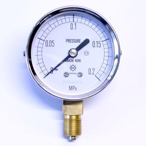 汎用形圧力計 AT G1/4B 60φ 0.2MPa  第一計器製作所