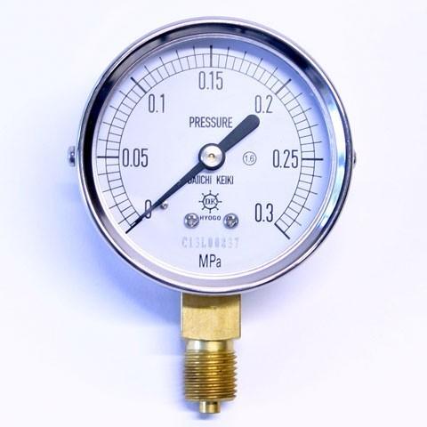 汎用形圧力計 AT G1/4B 60φ 0.3MPa  第一計器製作所