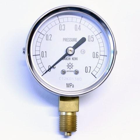 汎用形圧力計 AT G1/4B 60φ 0.7MPa  第一計器製作所
