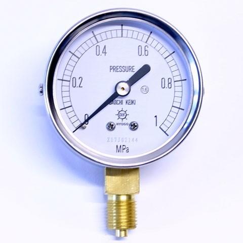 汎用形圧力計 AT G1/4B 60φ 1MPa  第一計器製作所