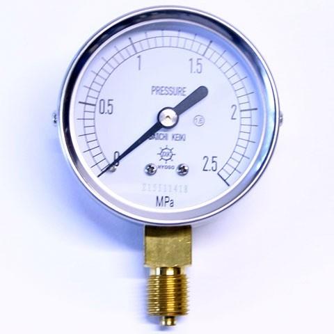 汎用形圧力計 AT G1/4B 60φ 2.5MPa  第一計器製作所