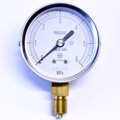 汎用形圧力計 AT G1/4B 60φ 6MPa  第一計器製作所