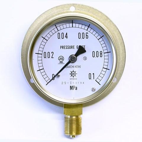 汎用形圧力計 BT G3/8B 75φ 0.1MPa  第一計器製作所