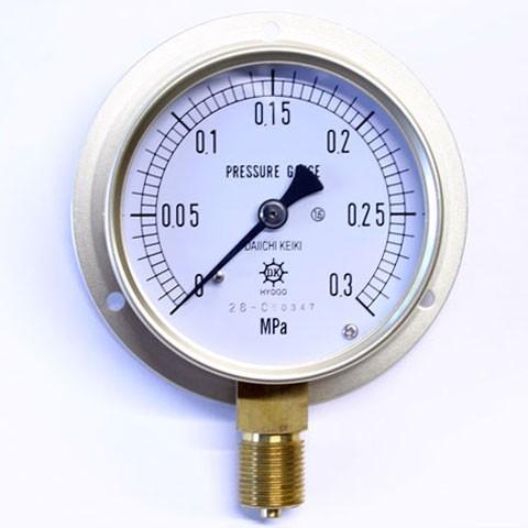 汎用形圧力計 BT G3/8B 75φ 0.3MPa  第一計器製作所