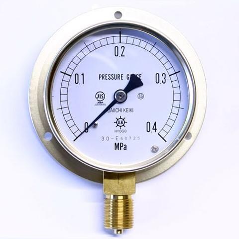 汎用形圧力計 BT G3/8B 75φ 0.4MPa  第一計器製作所