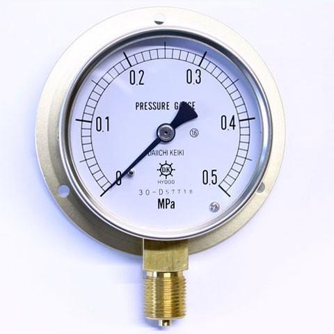 汎用形圧力計 BT G3/8B 75φ 0.5MPa  第一計器製作所