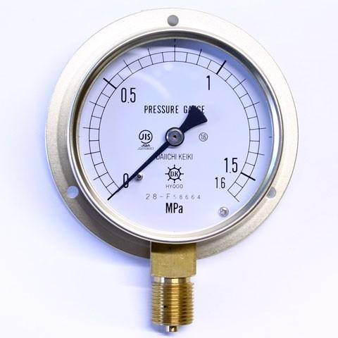 汎用形圧力計 BT G3/8B 75φ 1.6MPa  第一計器製作所