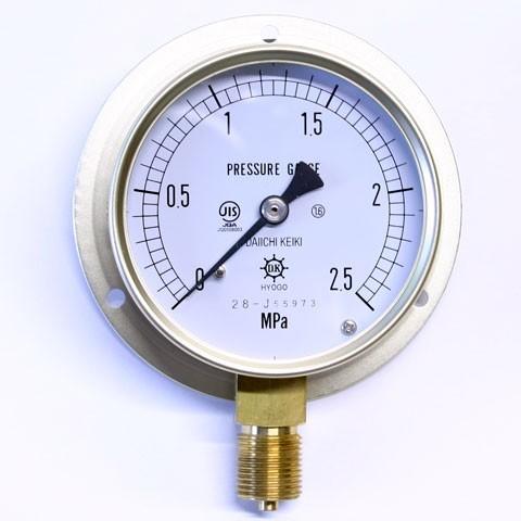 汎用形圧力計 BT G3/8B 75φ 2.5MPa  第一計器製作所
