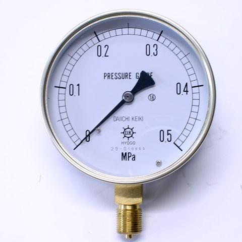 汎用形圧力計 AT G3/8B 100φ 0.5MPa  第一計器製作所
