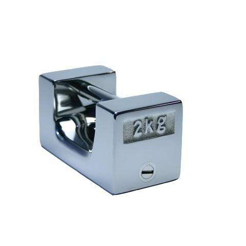 廉価版ステンレス製枕型分銅 M1級（２級） 2kg【送料無料】