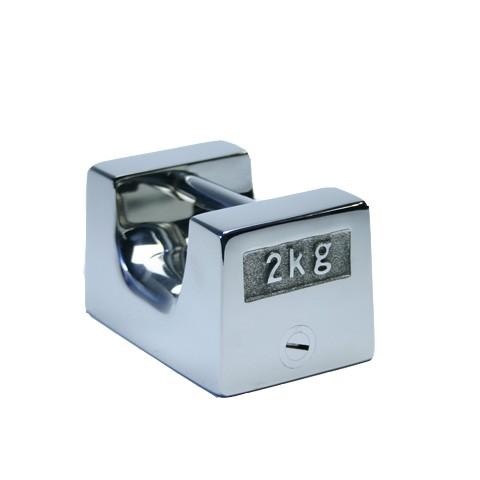 非磁性ステンレス製枕型分銅 M1級（２級） 2kg【送料無料】