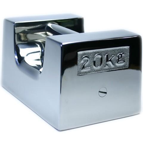 非磁性ステンレス製枕型分銅 M1級（２級） 20kg【送料無料】