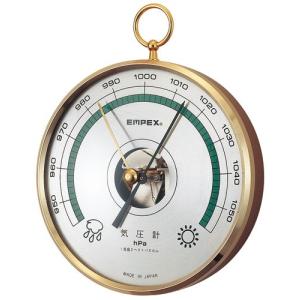 エンペックス 気圧計 高精度 アナログ 晴雨計 天気予測